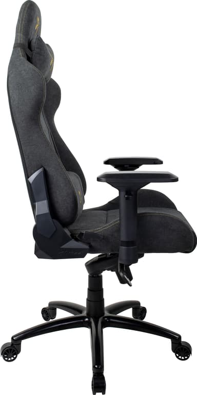 Arozzi Verona Signature Soft Fabric gamingstol (grå med guldlogo)