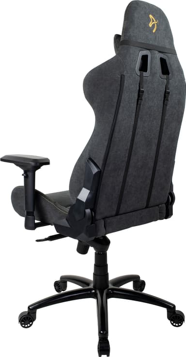 Arozzi Verona Signature Soft Fabric gamingstol (grå med guldlogo)