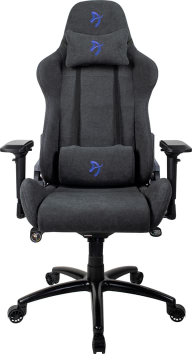 Arozzi Verona Signature Soft Fabric gamingstol (grå med blå logo)