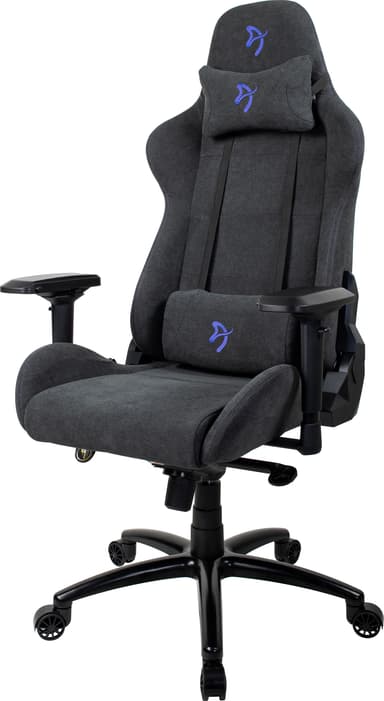 Arozzi Verona Signature Soft Fabric gamingstol (grå med blå logo)