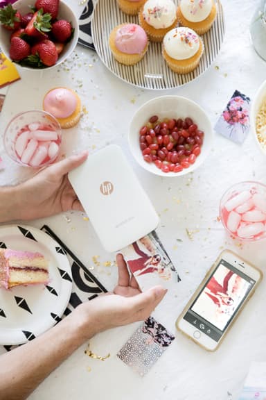 HP Sprocket Plus mobil fotoskrivare (vit)