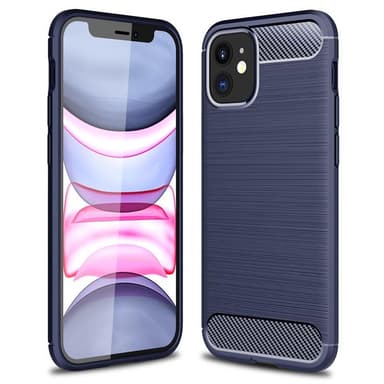 Borstat silikon skal Apple iPhone 12 mini (5.4")  - Blå