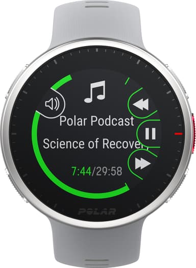 Polar Vantage V2 träningsklocka M/L (grå/lime)