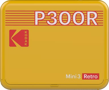 Kodak Mini 3 Plus Retro fotoskrivare (gul)