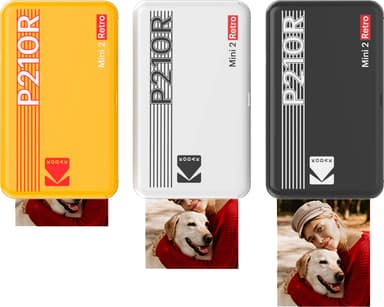 Kodak Mini 2 Plus Retro fotoskrivare (svart)