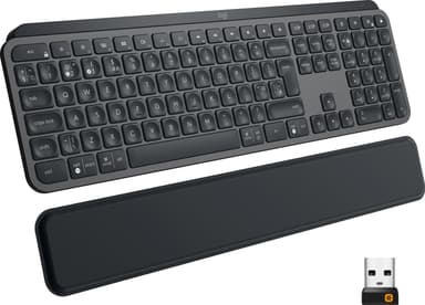 Logitech MX Keys Plus trådlöst tangentbord (grafitsvart)