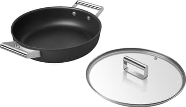 Smeg 50's Style djup Stekpanna med lock CKFD2811BLM (⌀ 28 cm)