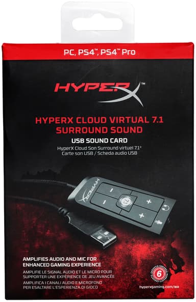 HyperX Cloud 7.1 USB ljudkort