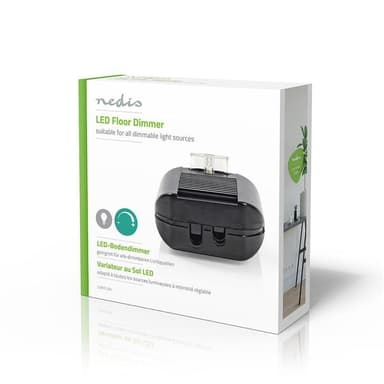 LED Dimmer Golv 1-60 W Svart