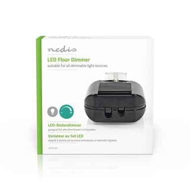 LED Dimmer Golv 1-60 W Svart