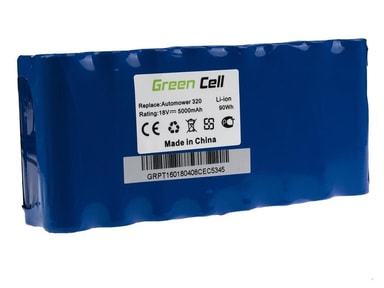 Reserveaccu voor de robotmaaier, 18 V, 4000 mAh, voor Husqvarna