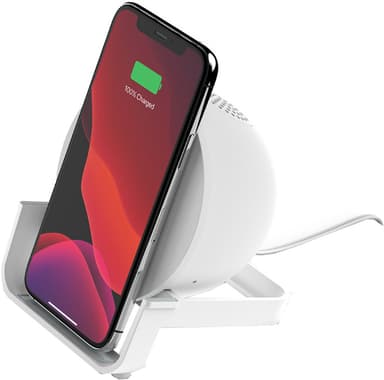 Belkin Boost Charge 10W trådlös laddare med högtalare (vit)