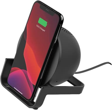 Belkin Boost Charge 10W trådlös laddare med högtalare (svart)