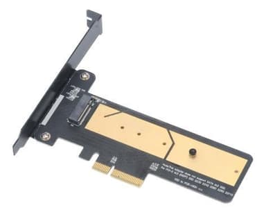 Akasa M.2 SSD to PCIe adapter card with heatsink cooler