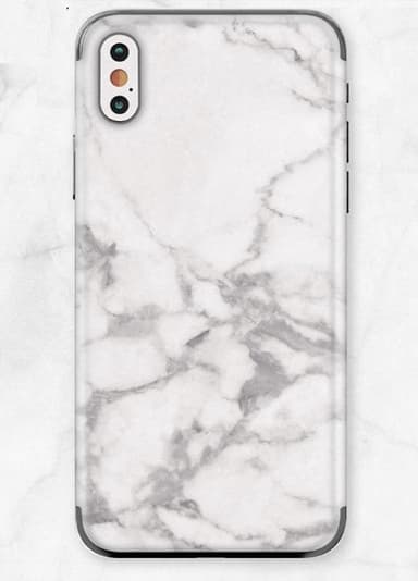 Skin för Iphone XR Marmor - Vit