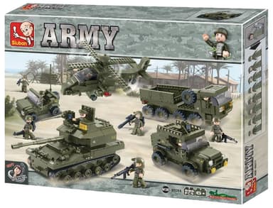 Sluban Building Blocks Army Series Land Forces