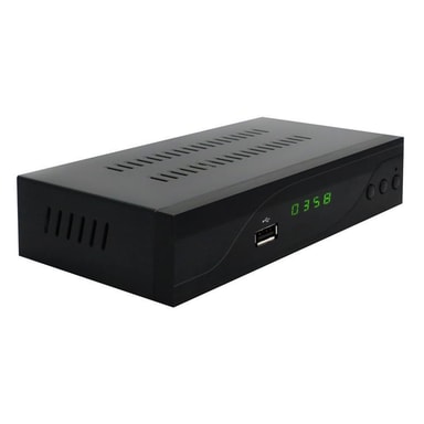 Xoro HRT 8730 DVB-C kabelontvanger met USB 2.0 mediaspeler, PVR Ready, Timeshift, geschikt voor alle kabelnetwerken, zwart