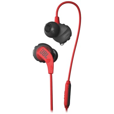 JBL Endurance Run on-ear hörlurar (röd)