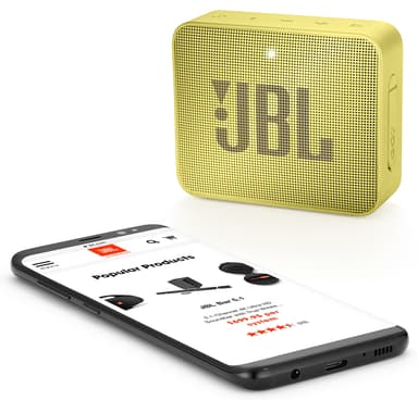 JBL GO 2 trådlös högtalare (gul)