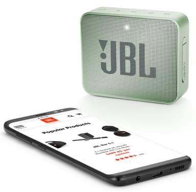 JBL GO 2 trådlös högtalare (mint)