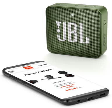 JBL GO 2 trådlös högtalare (grön)