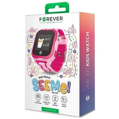 Forever smartklocka för barn, KW-300, rosa