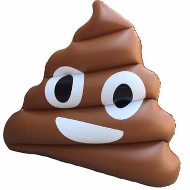 Uppblåsbar Poopsmiley