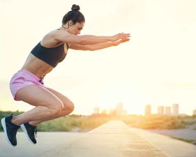 JBL Endurance Jump trådlösa in-ear hörlurar (svart)