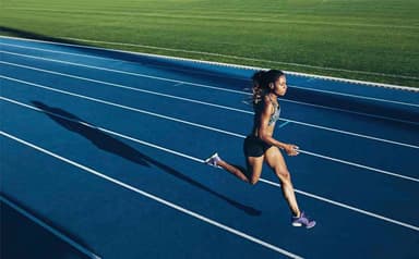 JBL Endurance Sprint trådlösa in-ear hörlurar (svart)