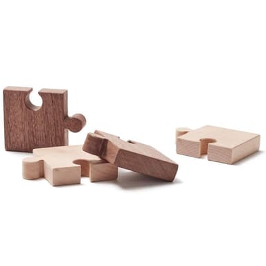 Kids Concept Pussel Natur 4 bitar