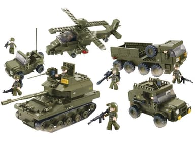 Sluban Building Blocks Army Series Land Forces