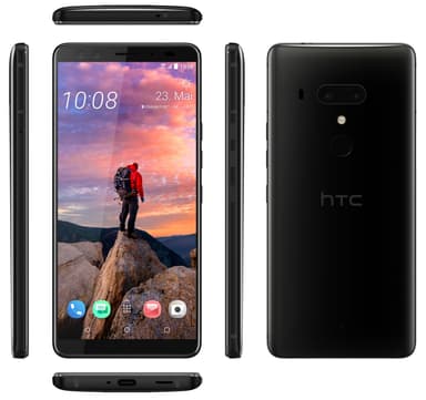 HTC U12+ smartphone (svart)