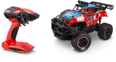 Kraftfull radiostyrd monstertruck för tuff körning