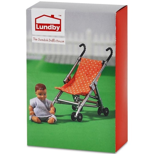 Lundby Paraplyvagn + Bebis