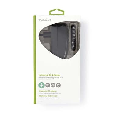 Universalnätadapter | 9.0/12/13.5/15/18/20/24 VDC | 1.0 A-1.5 A