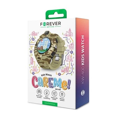 Forever Care Me KW-400 - GPS-Klocka för barn, Camo