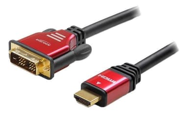 Delock High Speed HDMI Cable - HDMI A male > DVI male 2 m