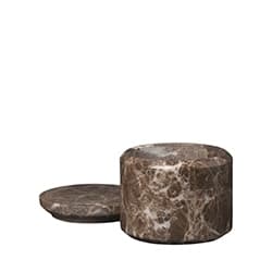 PESA Förvaringsbox, Marmor, Brun