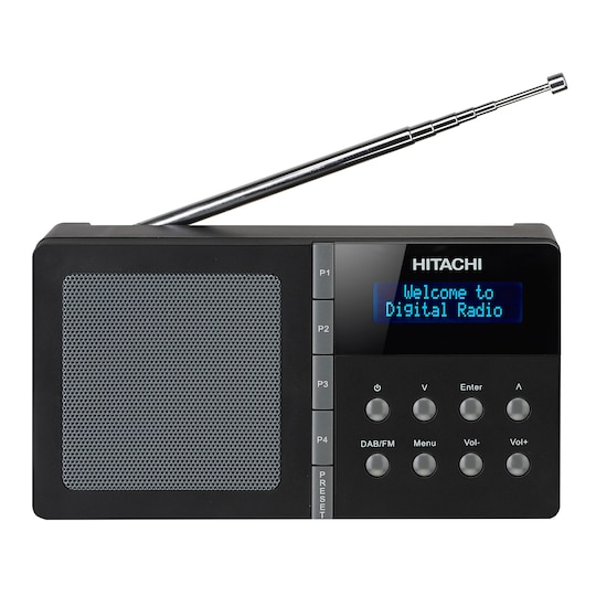 Hitachi DAB/DAB+/FM-Radio KHD101E (svart)