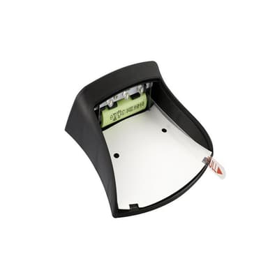 Vägglampa solcell LED - Svart