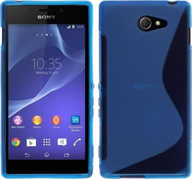 S-case till Sony Xperia M2 D2303 (Blå)