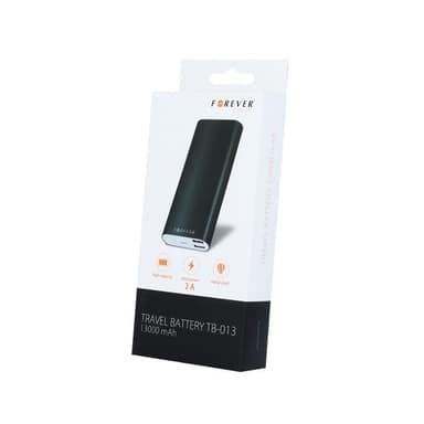 Forever powerbank, 13000 mAh, svart (TB-013)