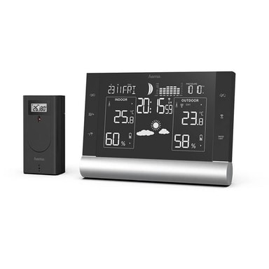 Station Météorologique Multifonction Hama Color EWS-1400 Noir main image 1