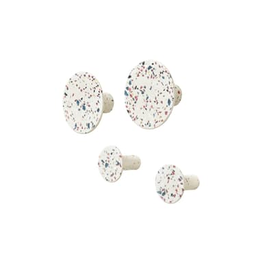 PONTO,Set med 4 väggkrokar, Terrazzo, Blomus