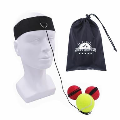 Pannbandsboxning Reflexboll - Träna dina reflexer, 3 bollar