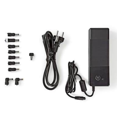 Adapter för bärbar dator | Universalspetsar, 9 och USB | 150 W | Utgångsspänning