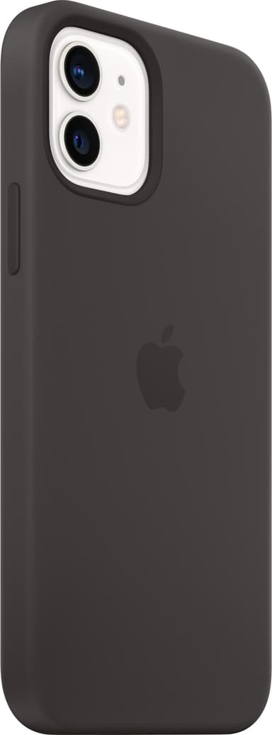 iPhone 12/12 Pro silikonfodral (svart)