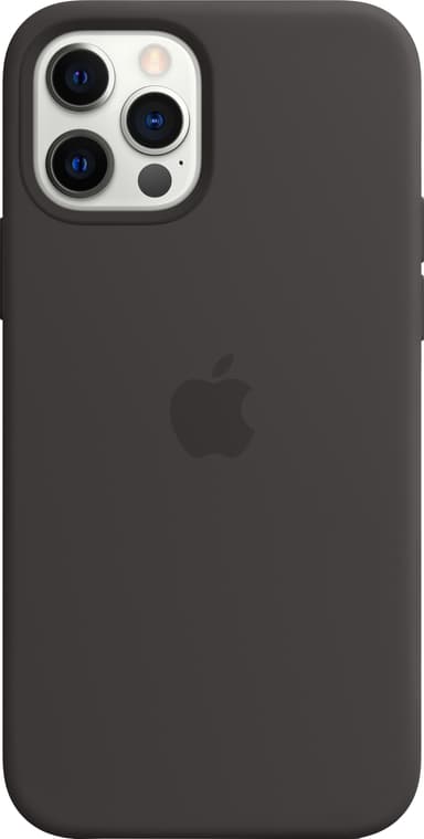 iPhone 12/12 Pro silikonfodral (svart)