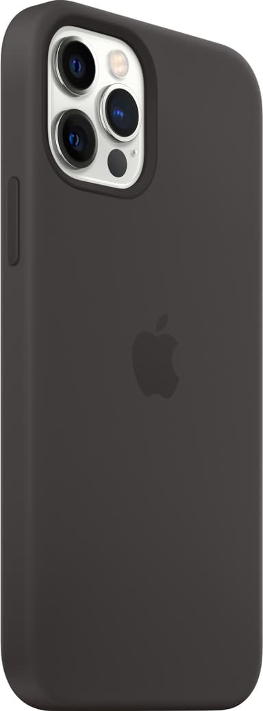 iPhone 12/12 Pro silikonfodral (svart)