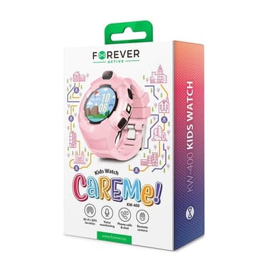 Forever Care Me KW-400 - GPS-Klocka för barn, Rosa